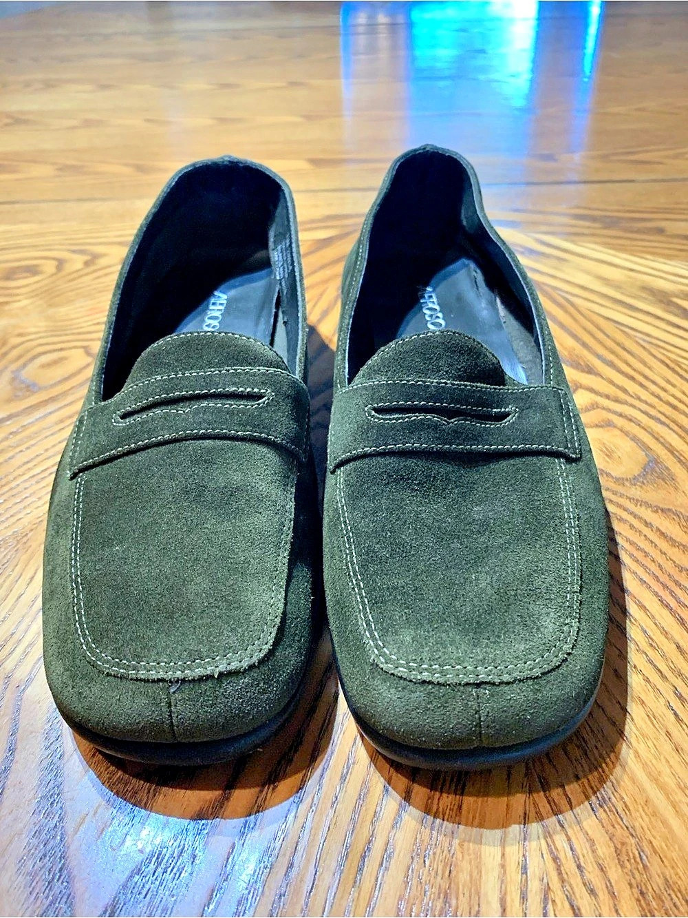 Aerosoles Green Slip-On Loafers